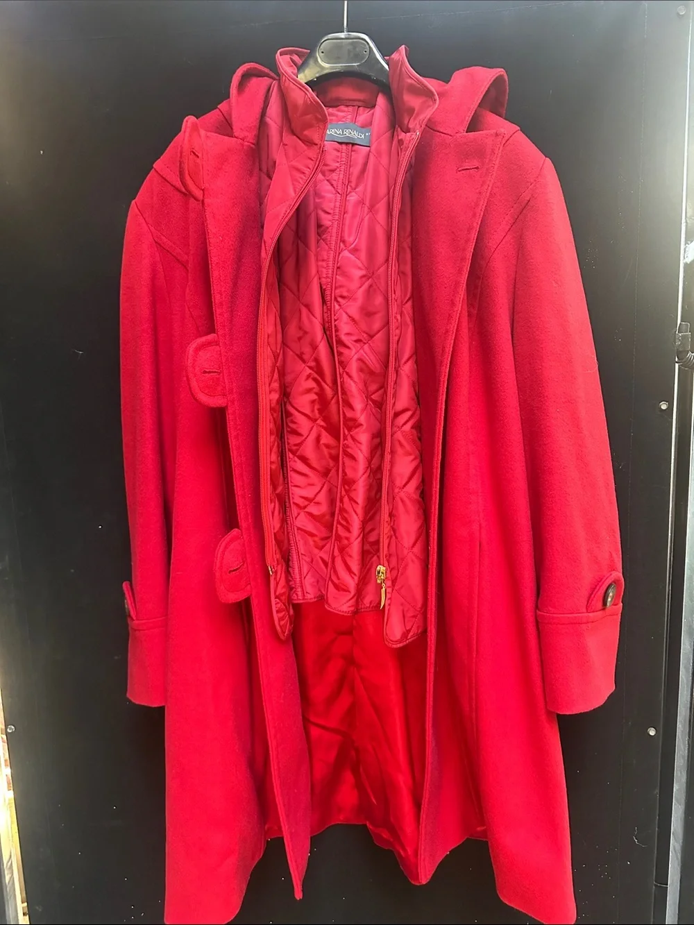 Marina Rinaldi coat with puffer